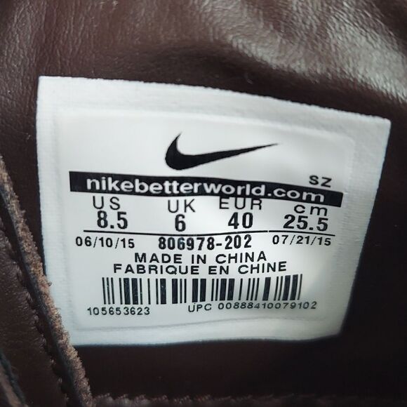 Nike Zoom Kynsie Waterproof Brown Boots Sz 8.5 - Picture 11 of 11